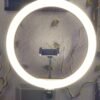 MJ33 RGB Ring Light 33cm Phone Clip Selfie Colorful MJ33 ( with out stand) Photography Lighting for Vlogging Short Video Light Kit, App Control 360° Full Color Changing LED Selfie Ring Light and Phone Holder - Image 5