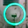 MJ33 RGB Ring Light 33cm Phone Clip Selfie Colorful MJ33 ( with out stand) Photography Lighting for Vlogging Short Video Light Kit, App Control 360° Full Color Changing LED Selfie Ring Light and Phone Holder - Image 6