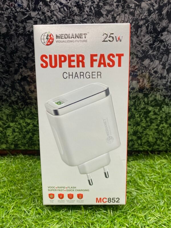 MEDIANET 25w.VooC.FLASH SUPER FAST.QUICK CHARGING